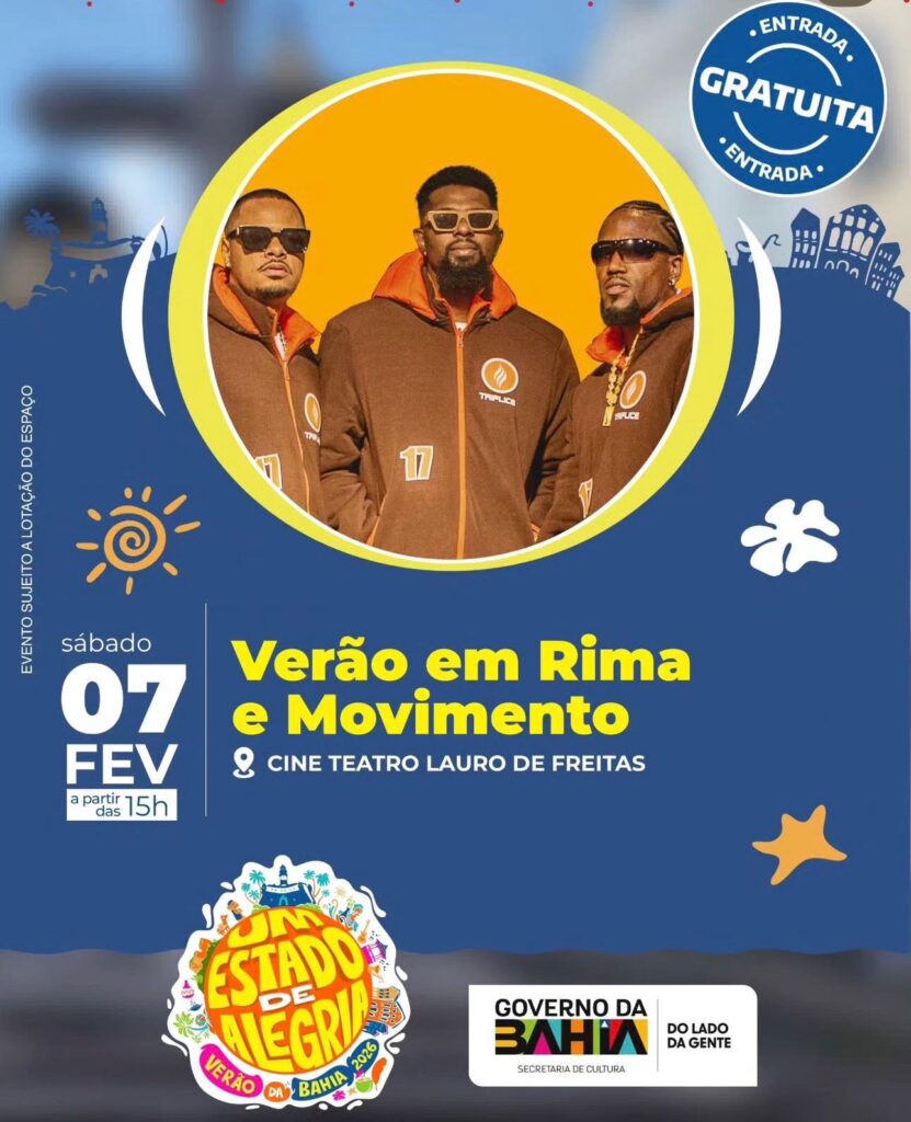 c60aefb1-3859-4b7e-80a8-df703c6e8052-831x1024 Verão Cultural: Cine Teatro Lauro de Freitas recebe humor e batalhas de rima com entrada gratuita