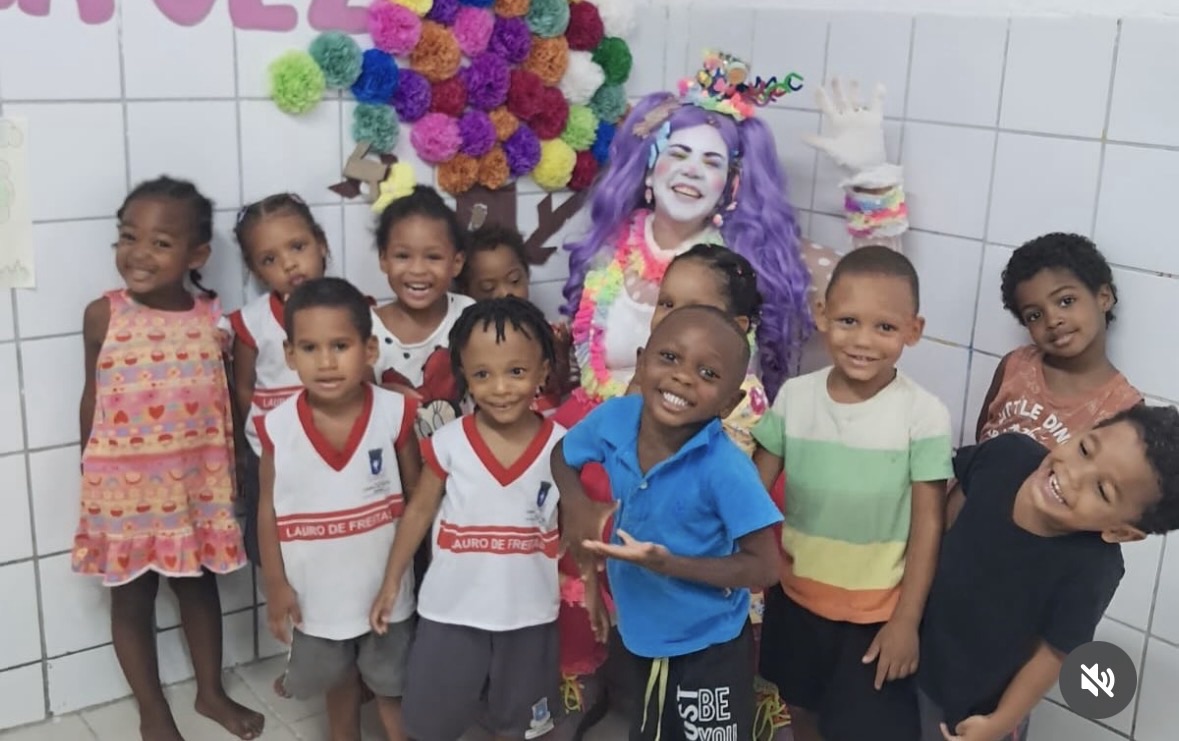 img_6157 Dia do Circo é celebrado com visita da Palhaça Docinho na Creche Casulo Vovó Ana
