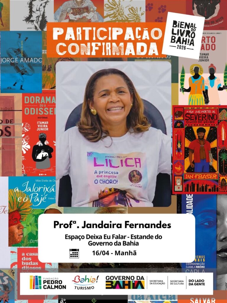 d3e48a8b-785e-43a8-bb93-c708d7c776b2-768x1024 Escritora Jandaíra Fernandes lança livro infantil na Bienal do Livro da Bahia 2026