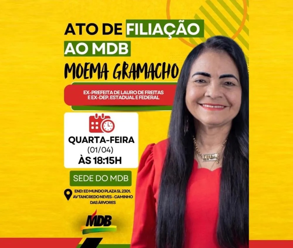 img_6255 Moema Gramacho deixa PT e se filia ao MDB para disputar candidatura a deputada federal